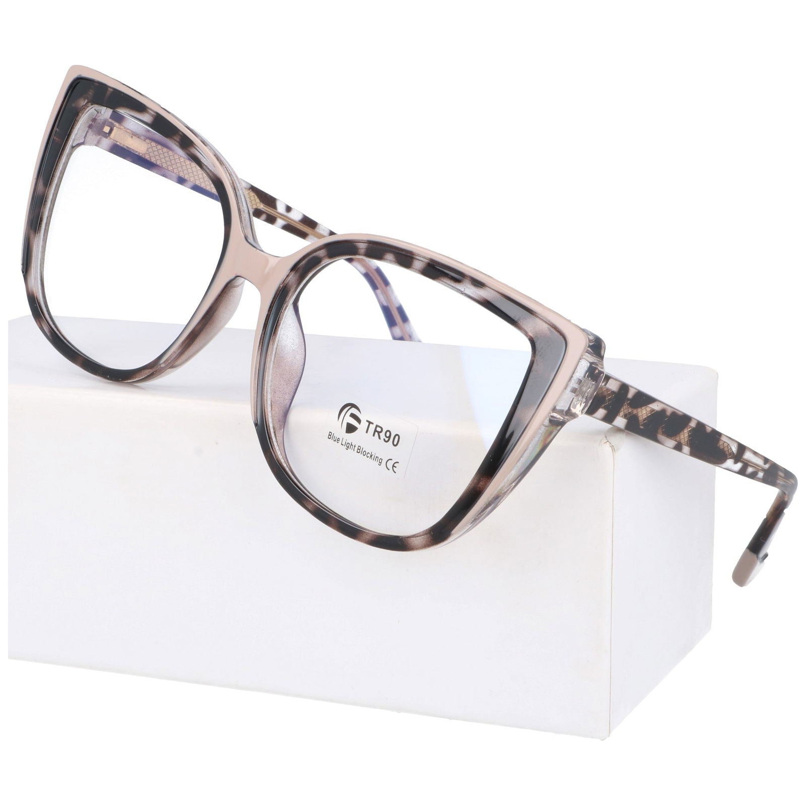 Okulary ELLA'S EDGE Beżowy / Panterka HAGNE