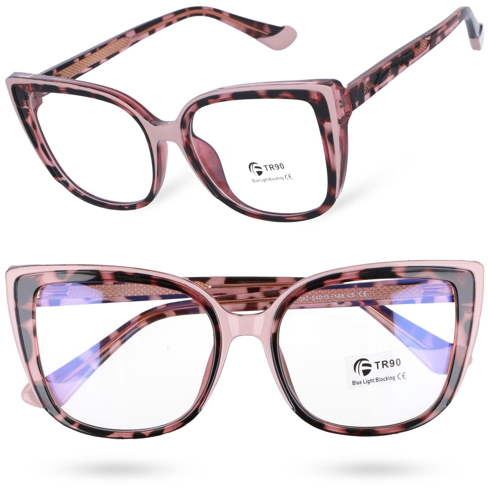 Okulary ELLA'S EDGE Różowy / Panterka HAGNE