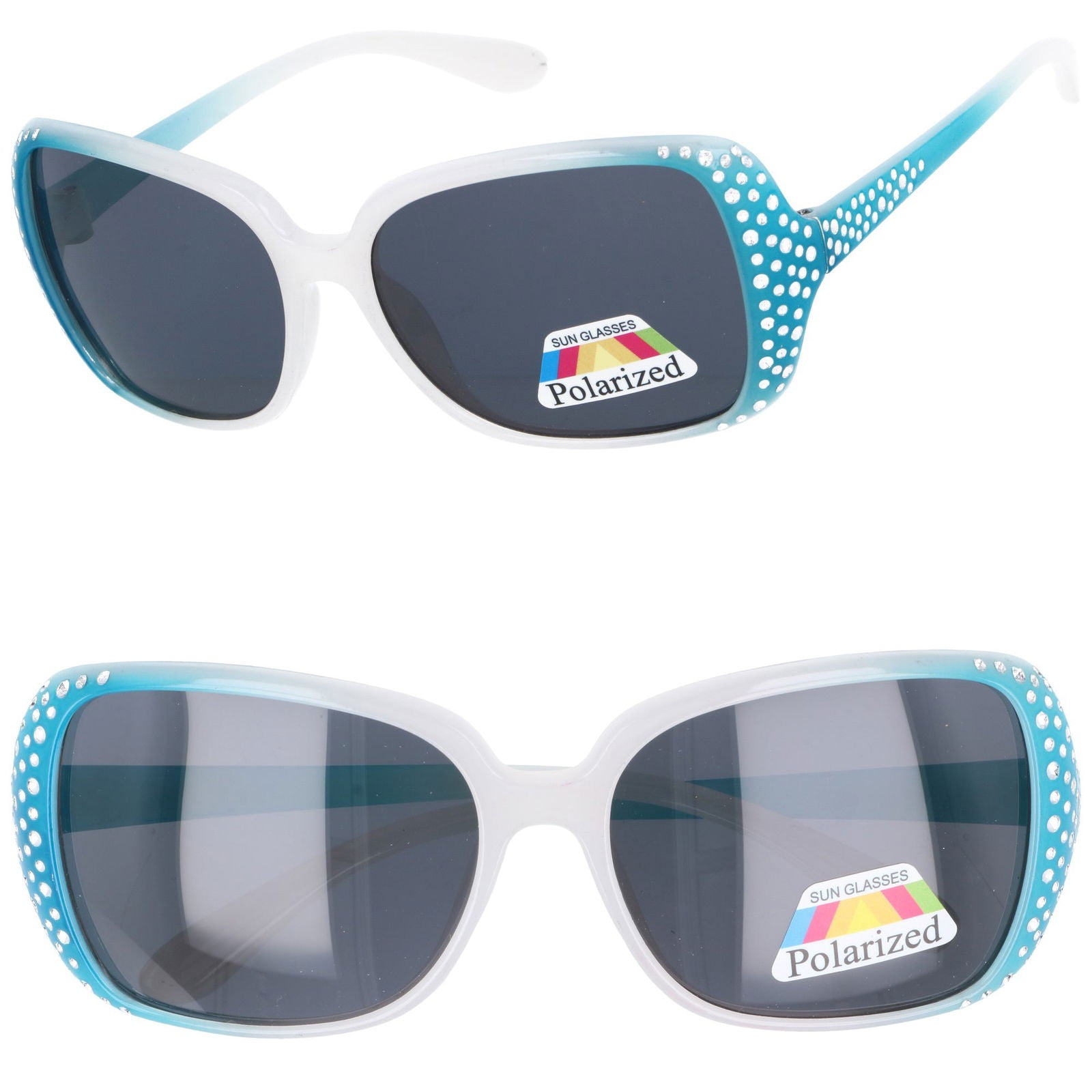 Okulary KIDS VIERW Niebiesko-biały HAGNE