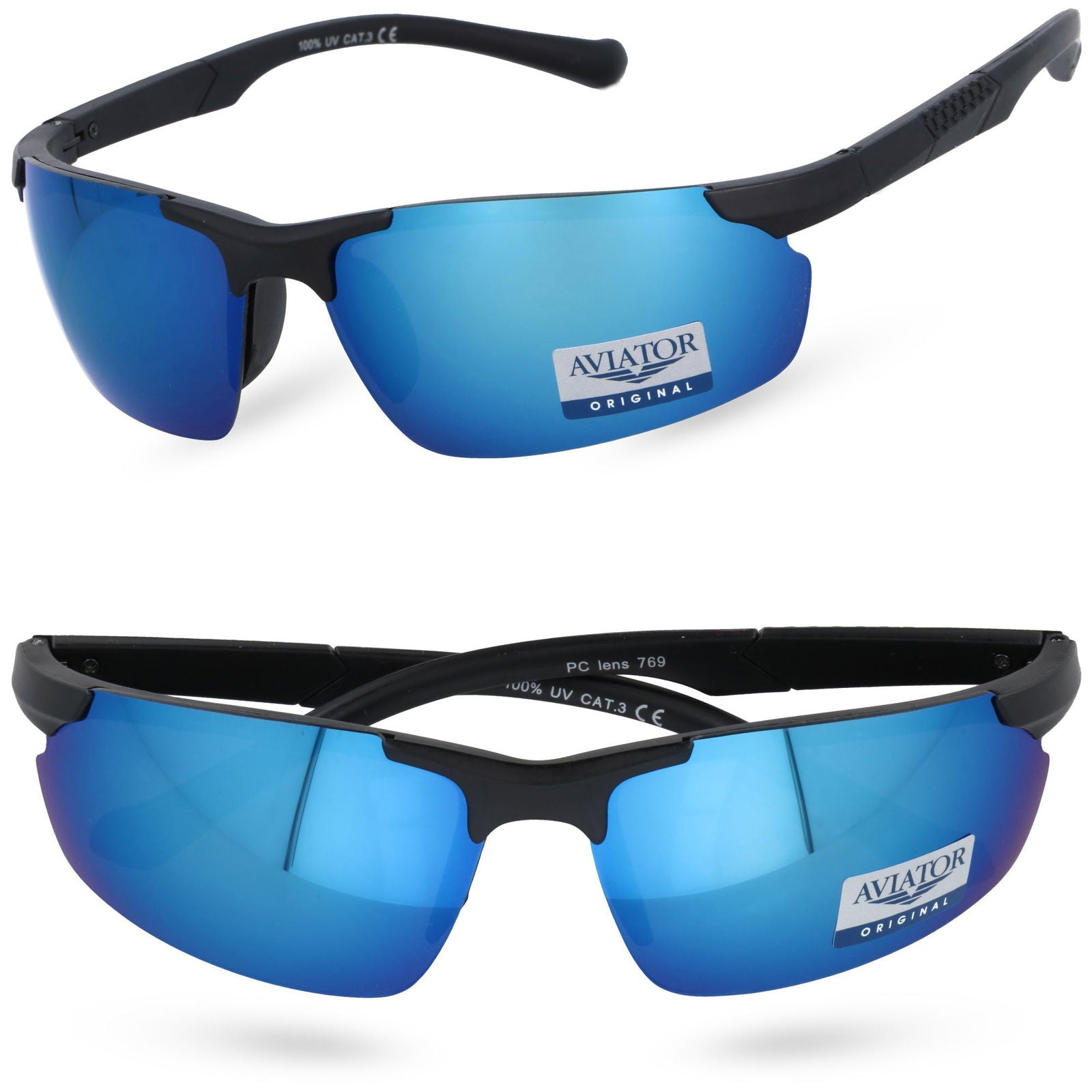 Okulary SPORT LIGHT Niebieski HAGNE