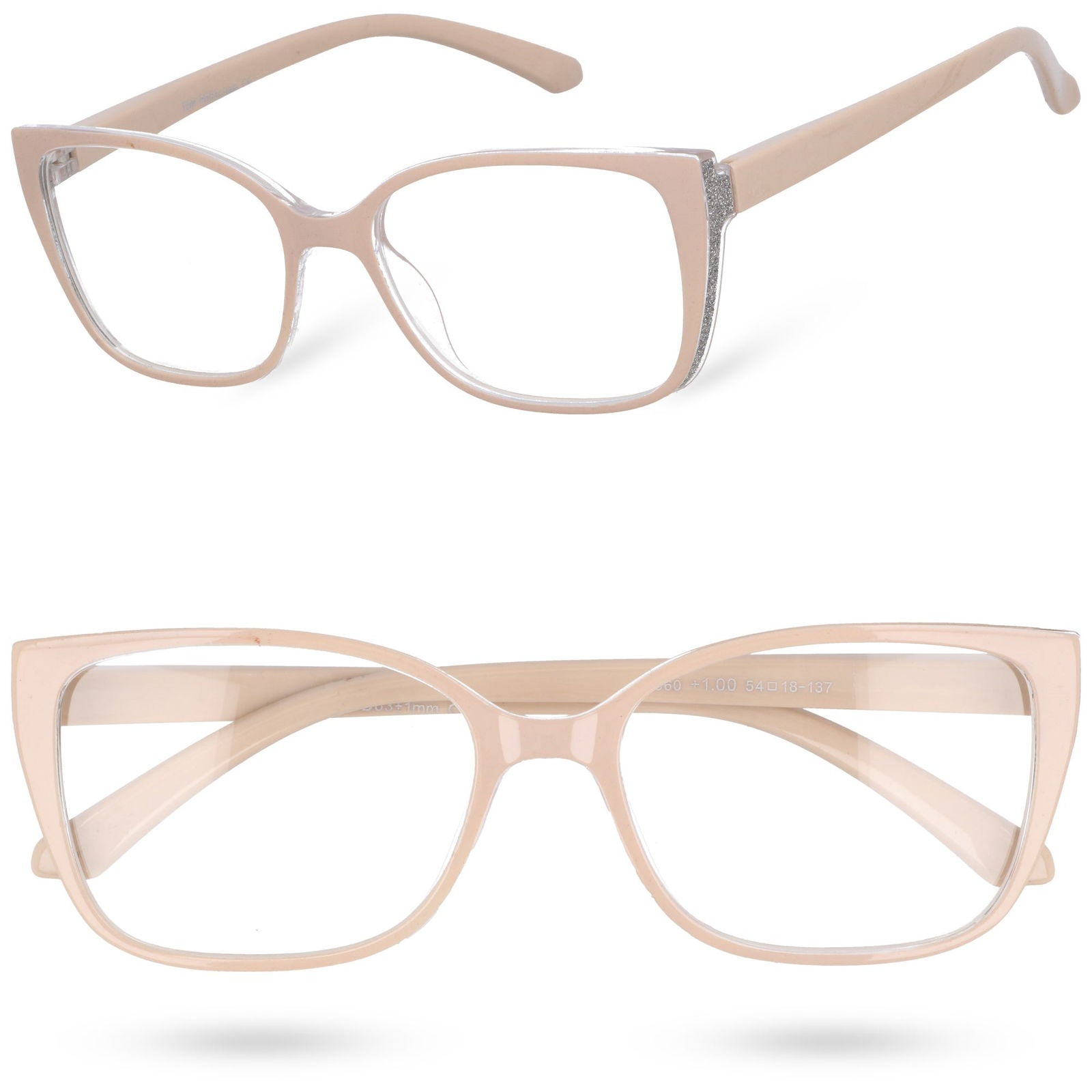 Okulary korekcyjne LADY LENSES PLUS BEIGE HAGNE