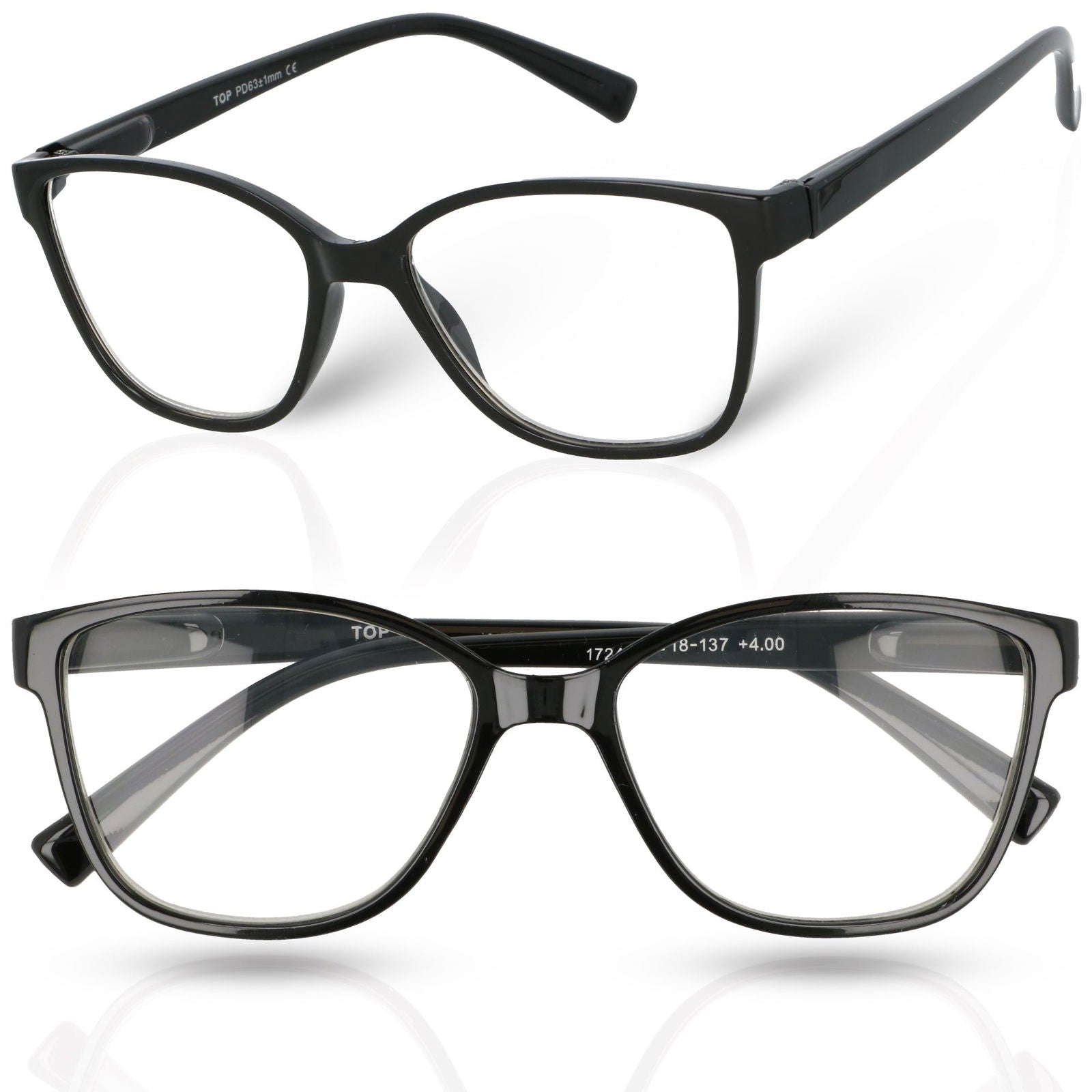 Okulary korekcyjne VISIONPLUS BLACK HAGNE