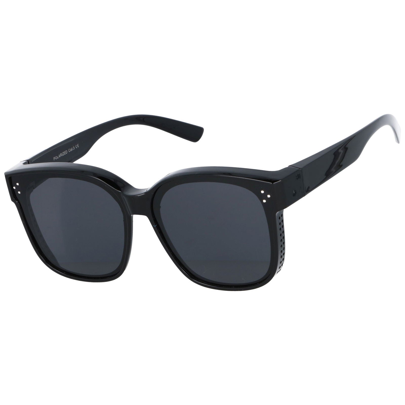 Okulary z nakładkami TOP VIEW Czarny HAGNE