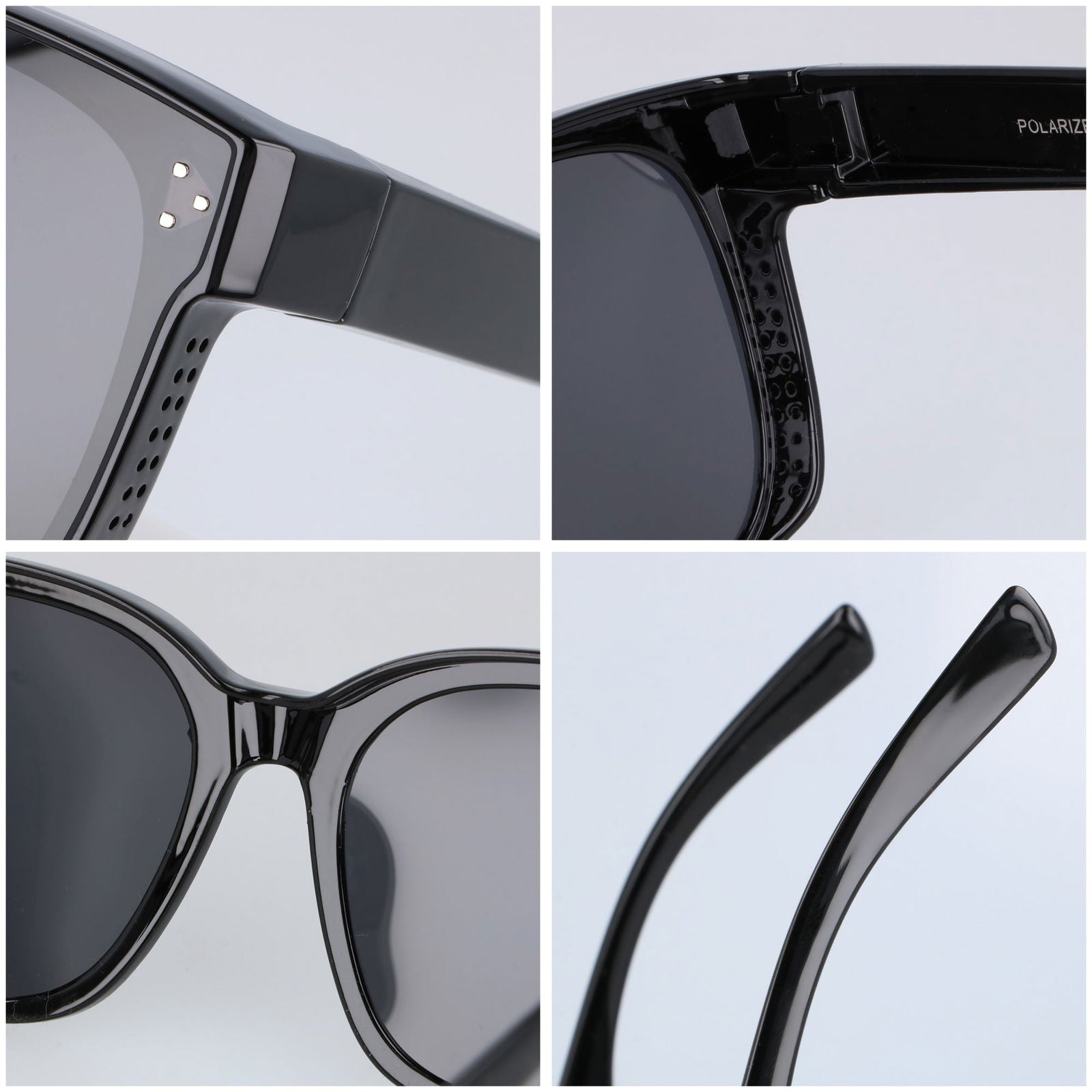 Okulary z nakładkami TOP VIEW Czarny HAGNE