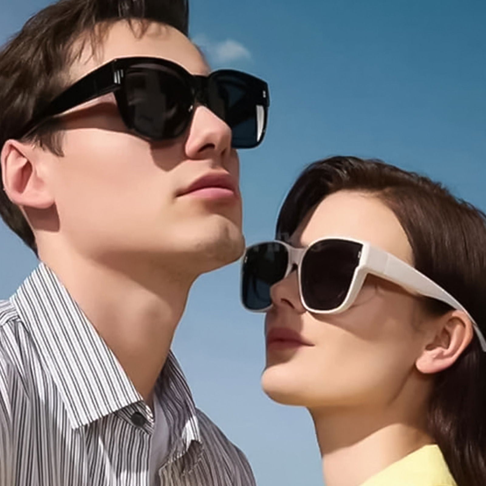 Okulary z nakładkami TOP VIEW Czarny HAGNE