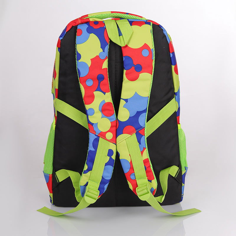 Plecak szkolny print neonowy HAGNE