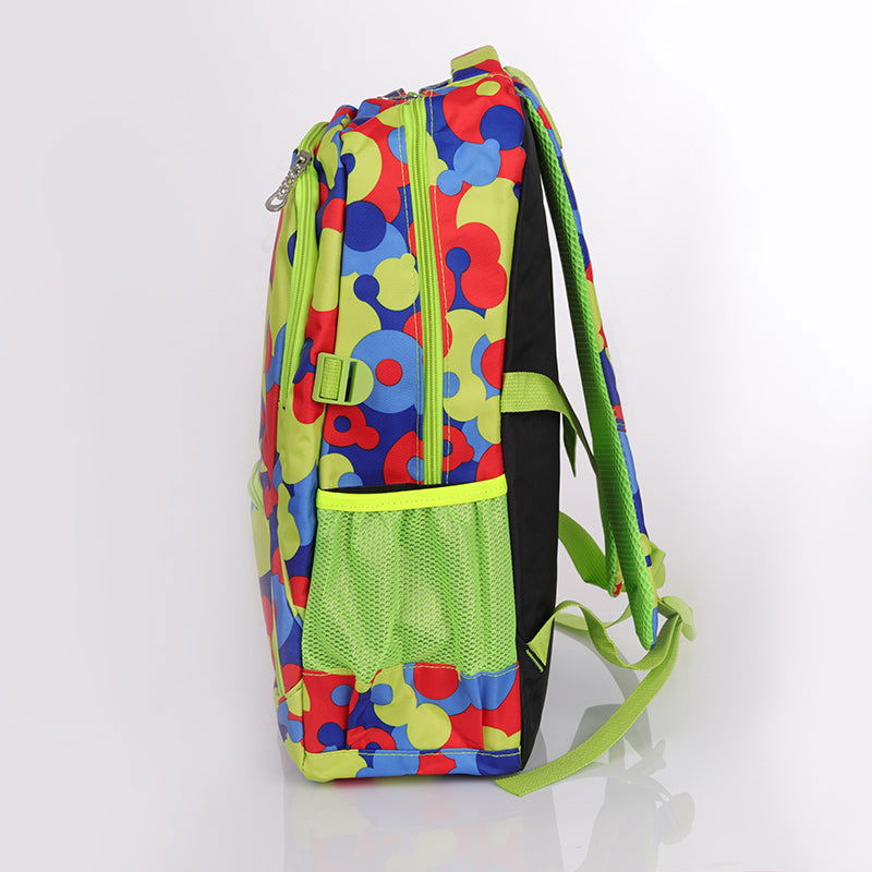 Plecak szkolny print neonowy HAGNE