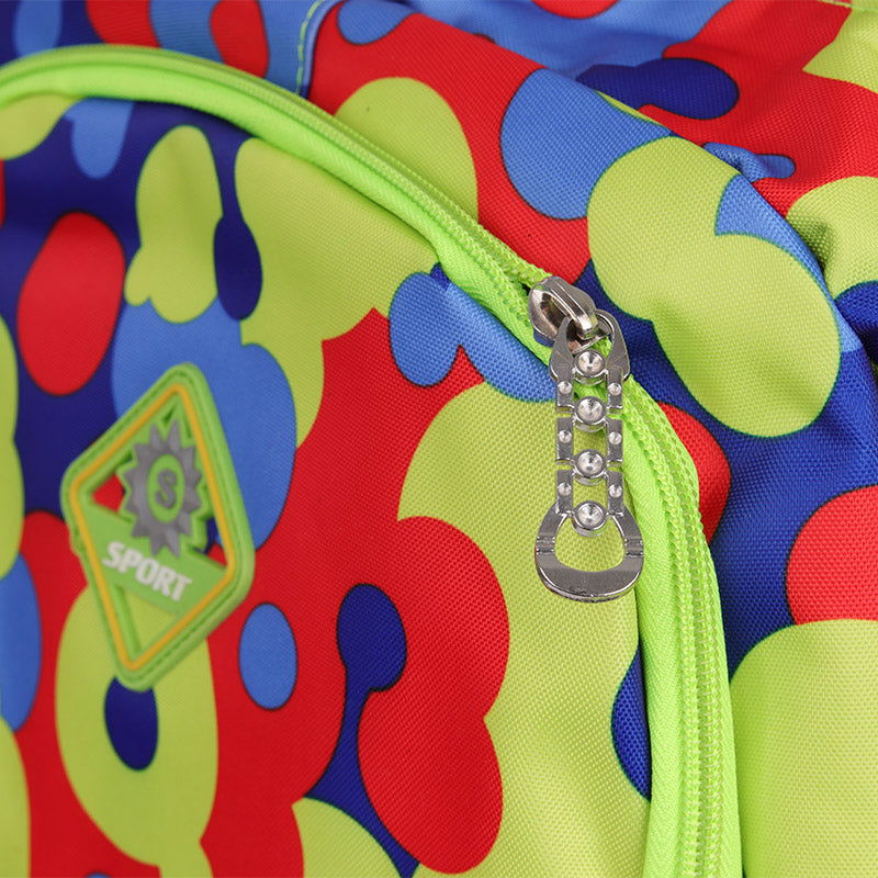 Plecak szkolny print neonowy HAGNE