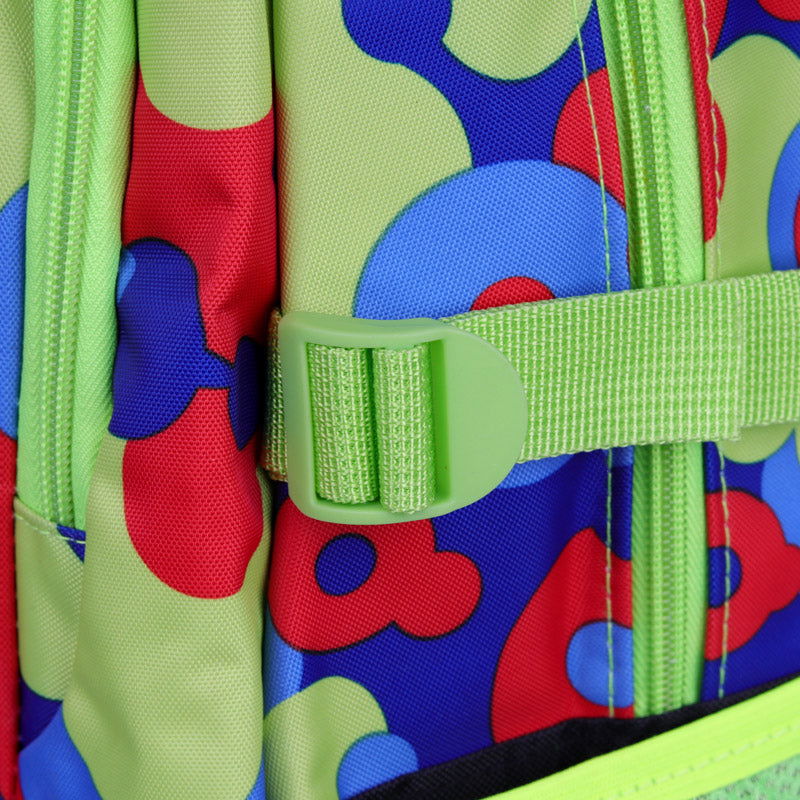 Plecak szkolny print neonowy HAGNE