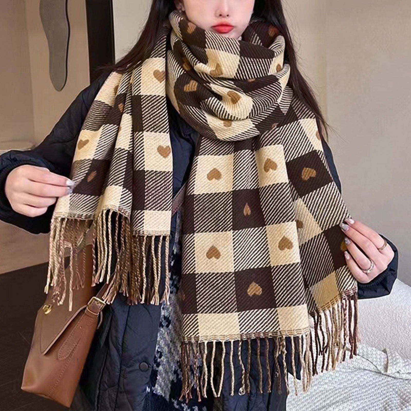 Szal AVION beżowy HAGNE