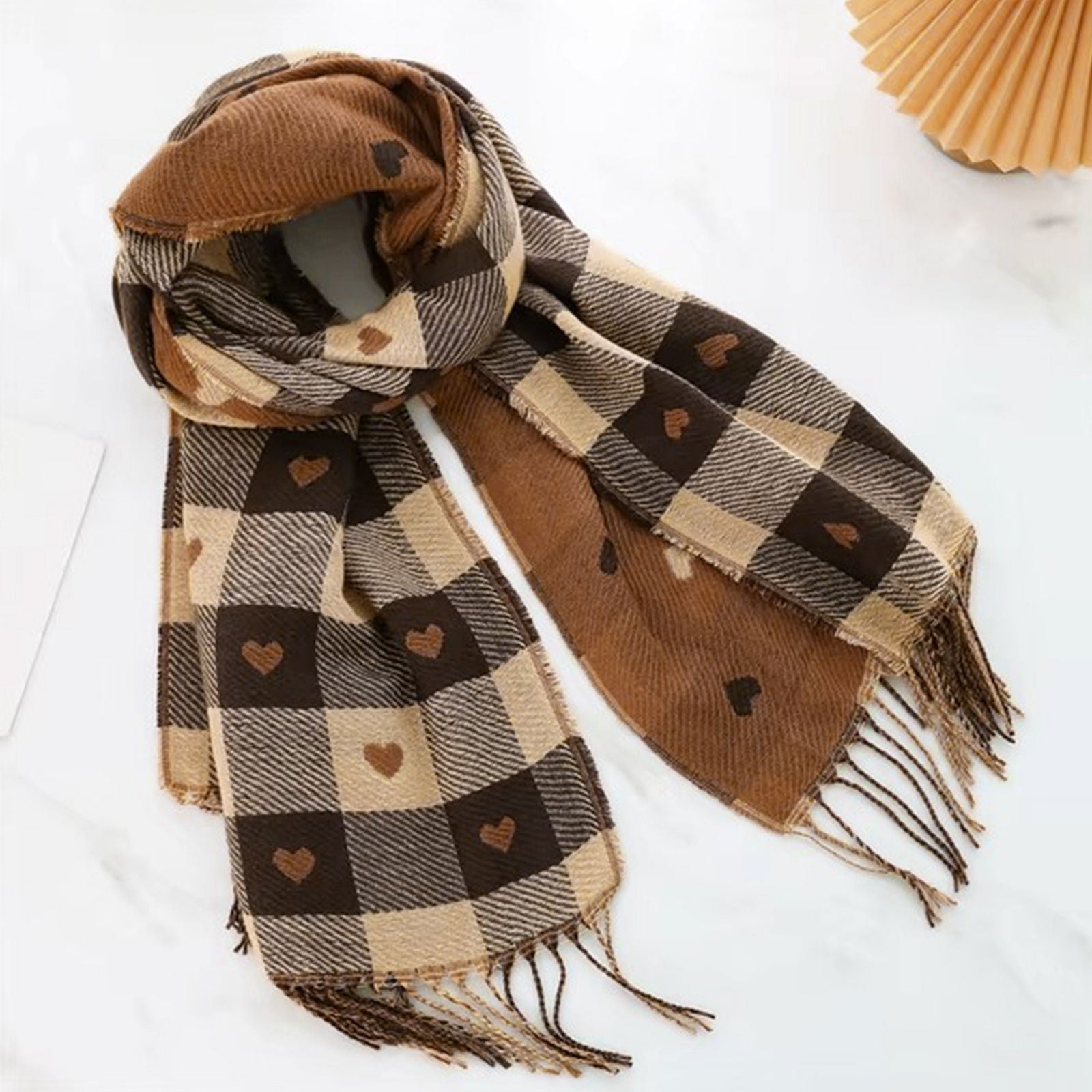 Szal AVION brązowy HAGNE