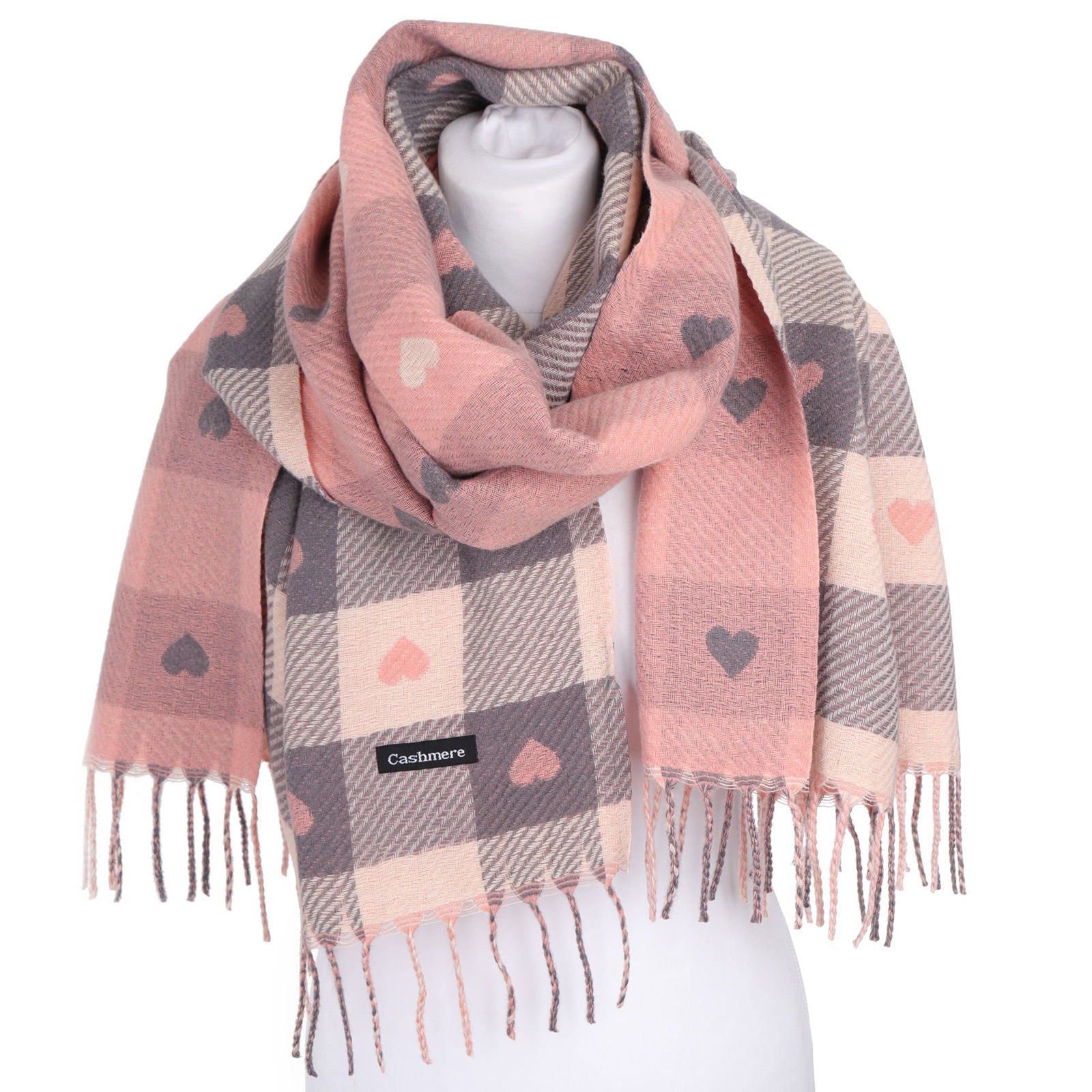 Szal AVION różowy HAGNE