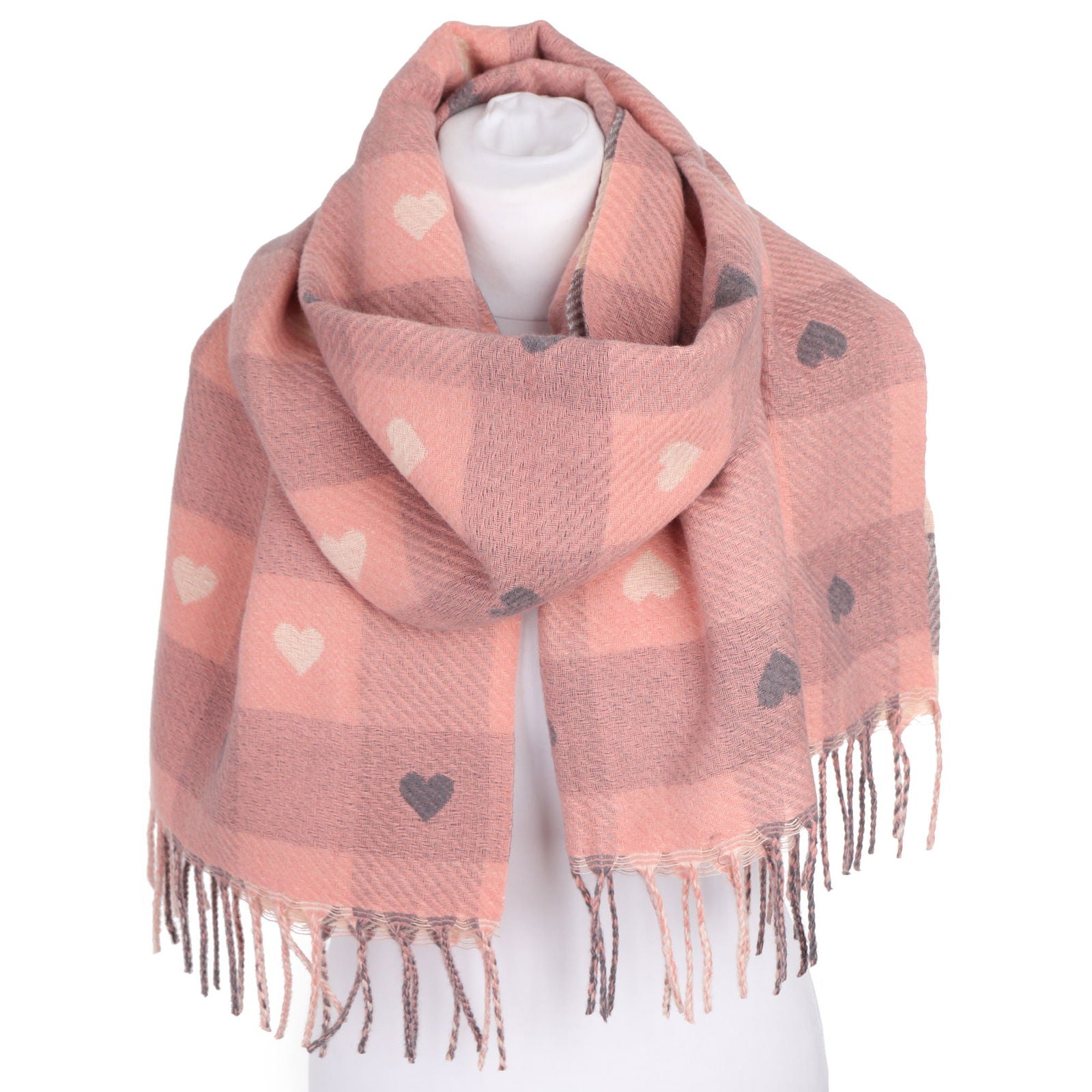 Szal AVION różowy HAGNE