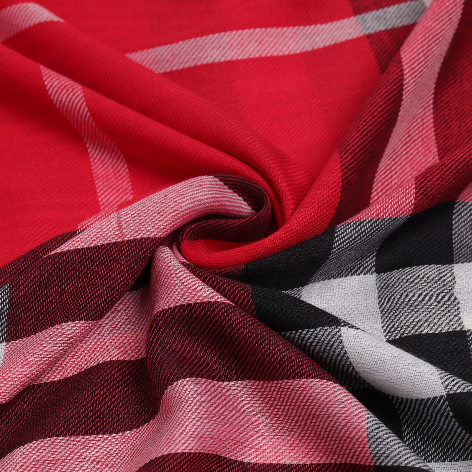 Szal BRITISH PLAID RED HAGNE