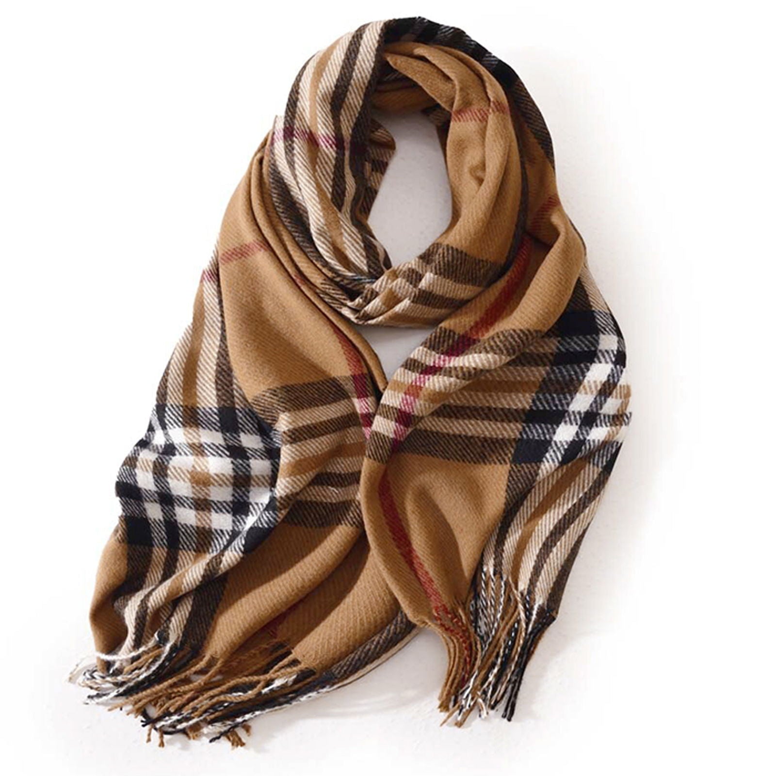 Szal BURBERY Brązowy HAGNE