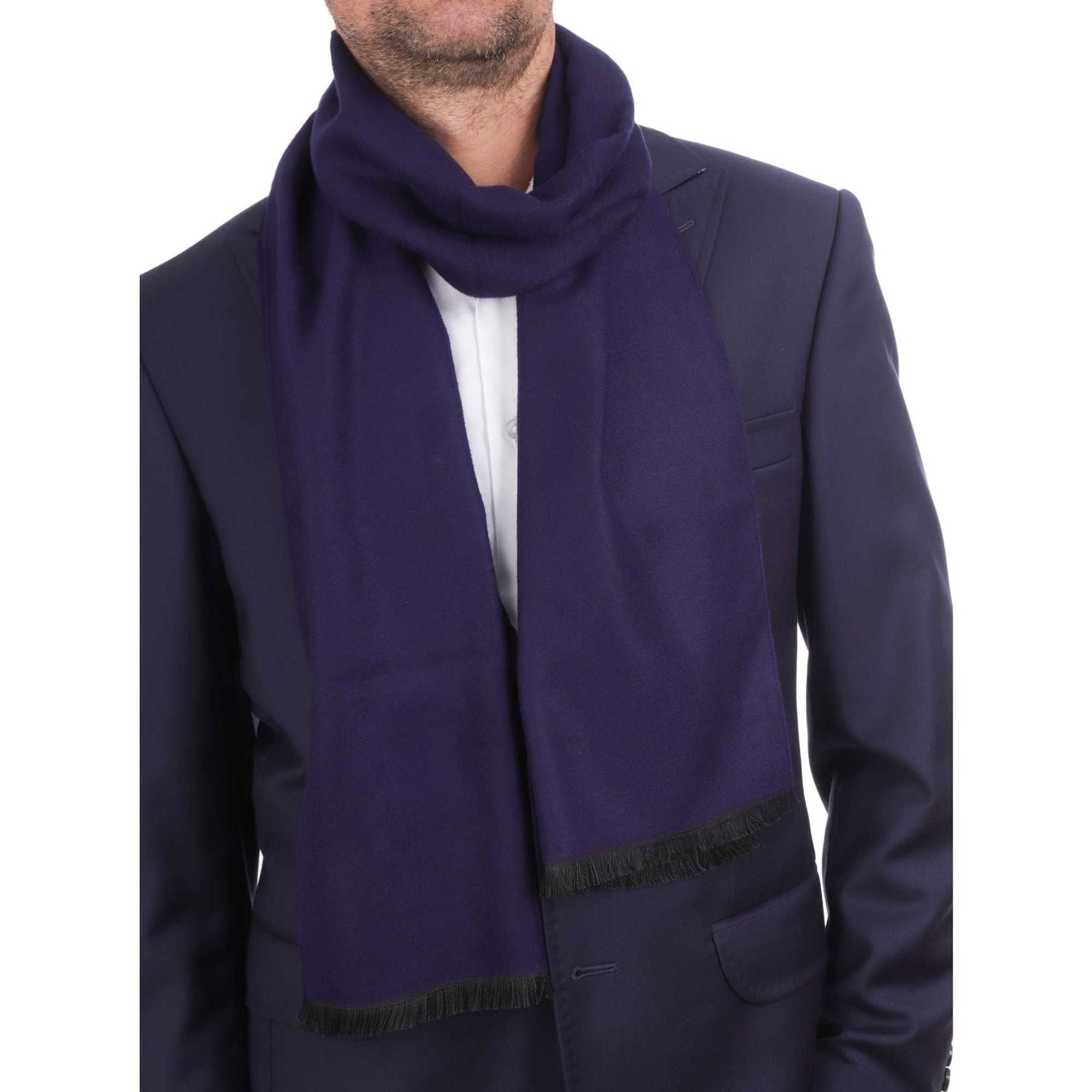 Szal CLASSIC ELEGANCE NAVY HAGNE