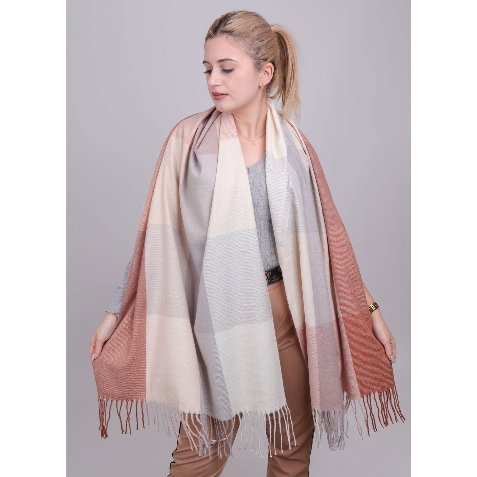 Szal ESSENTIAL COMFORT Beżowy HAGNE