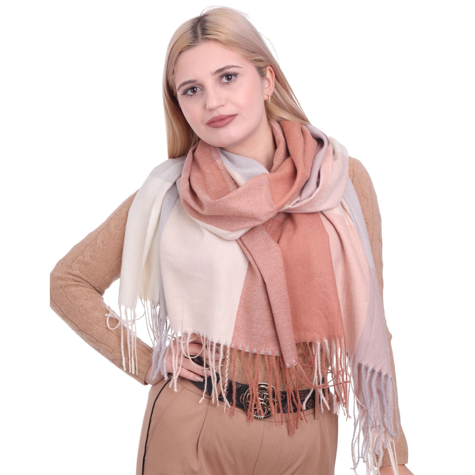 Szal ESSENTIAL COMFORT Beżowy HAGNE