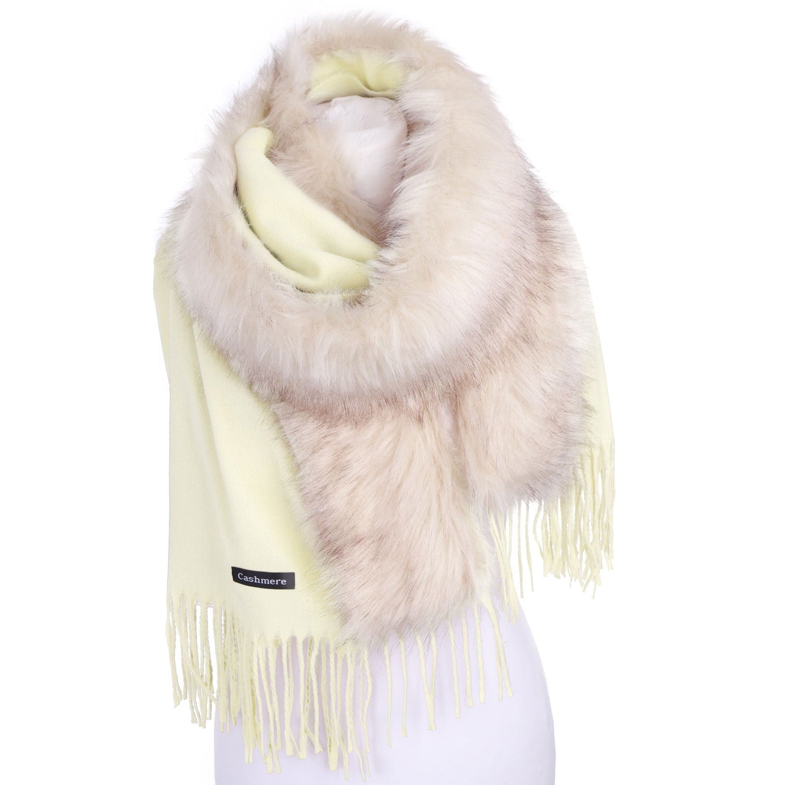 Szal FUR BOLERO ECRU HAGNE