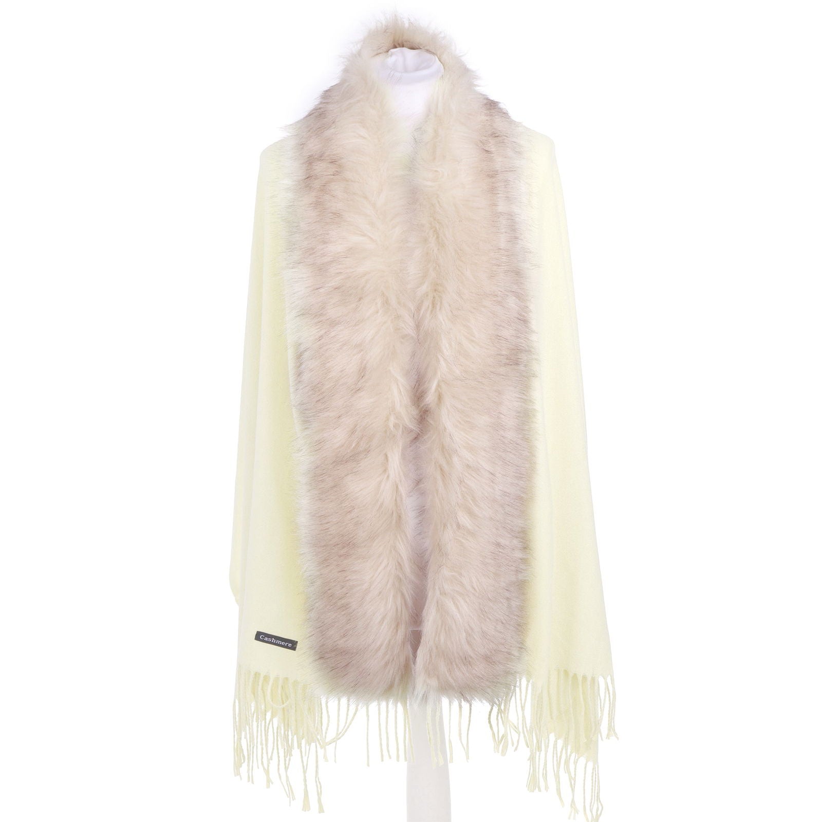 Szal FUR BOLERO ECRU HAGNE