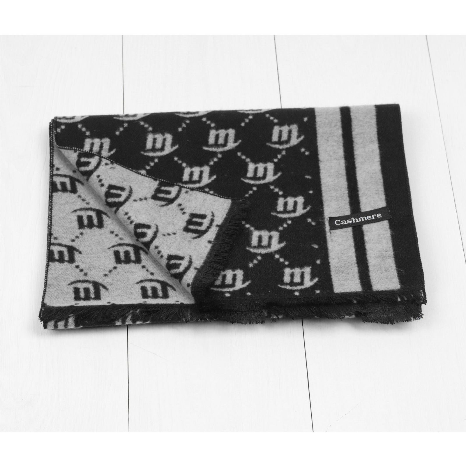 Szal HXM-17 BLACK WHITE HAGNE