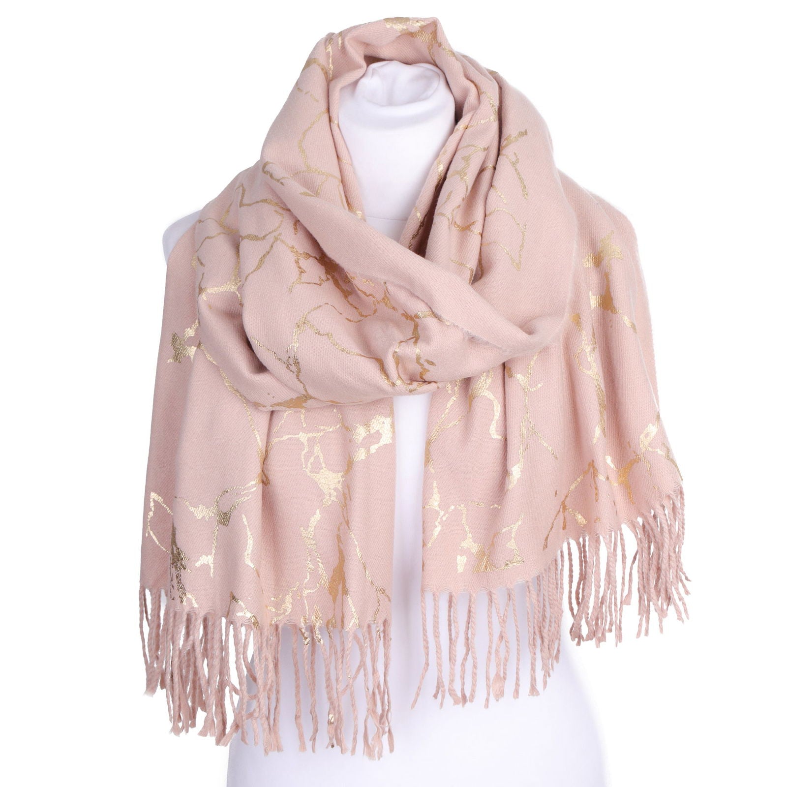 Szal MARBLE CHIC BEIGE HAGNE