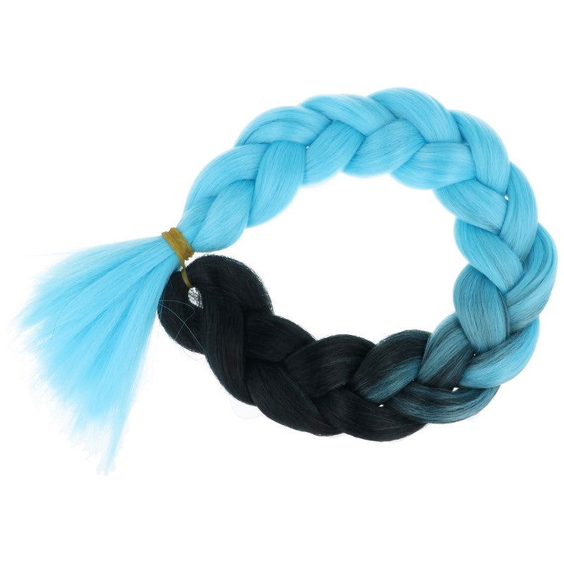 Włosy syntetyczne na warkoczyki błękit B17 HAGNE