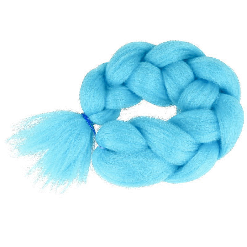 Włosy syntetyczne na warkoczyki błękitne A31 HAGNE