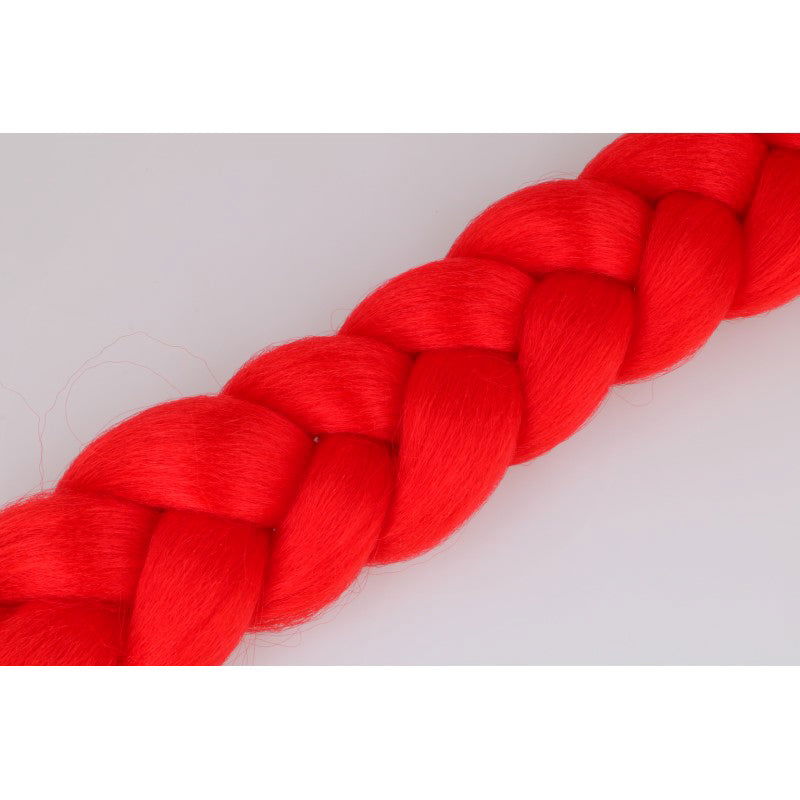 Włosy syntetyczne na warkoczyki czerwone A13 HAGNE