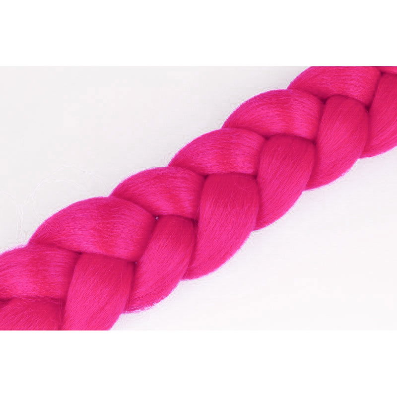 Włosy syntetyczne na warkoczyki fuksja A18 HAGNE