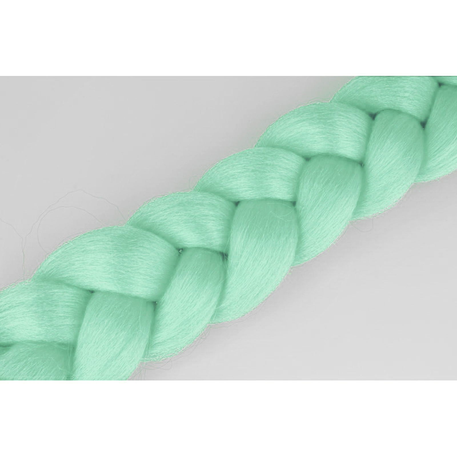 Włosy syntetyczne na warkoczyki miętowy A25 HAGNE