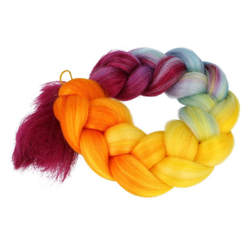 Włosy syntetyczne na warkoczyki neonowe B35 HAGNE