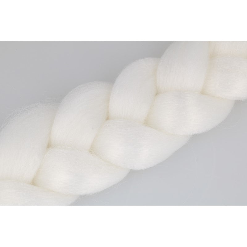 Włosy syntetyczne warkocz biały 60# HAGNE