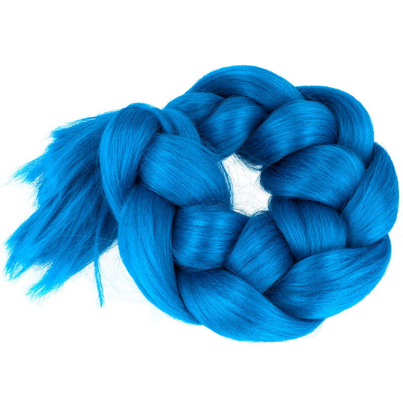 Włosy syntetyczne warkocz niebieski A30 HAGNE