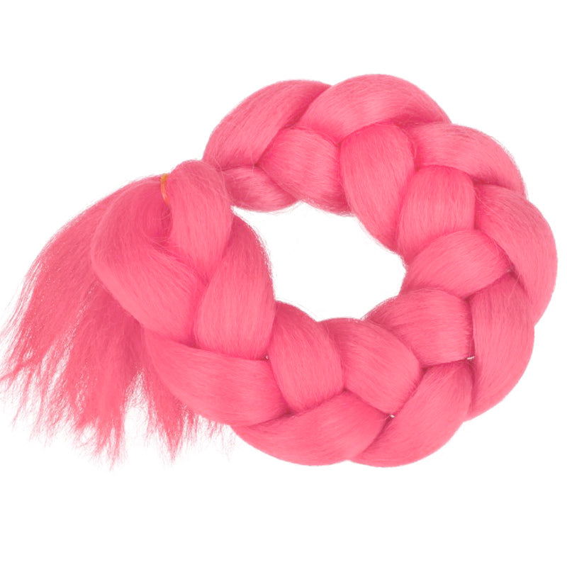 Włosy syntetyczne warkoczyki j.różowy A15 HAGNE