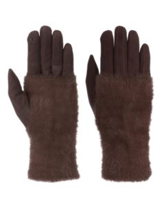 Rękawiczki zimowe damskie alpaka DOTYKOWE