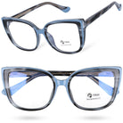Okulary ELLA'S EDGE Niebieski / Panterka HAGNE