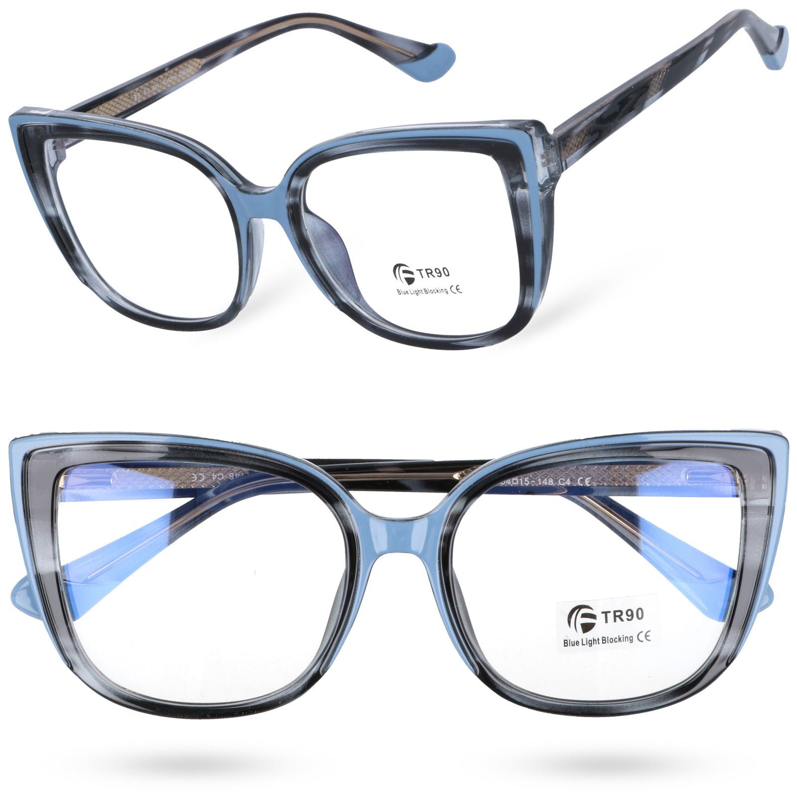Okulary ELLA'S EDGE Niebieski / Panterka HAGNE