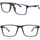 Okulary TECHNO EDGE BLACK-BLUE HAGNE