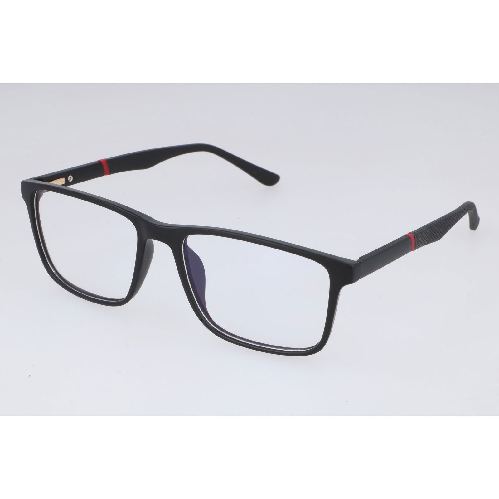 Okulary TECHNO EDGE BLACK-BURGUNDY HAGNE