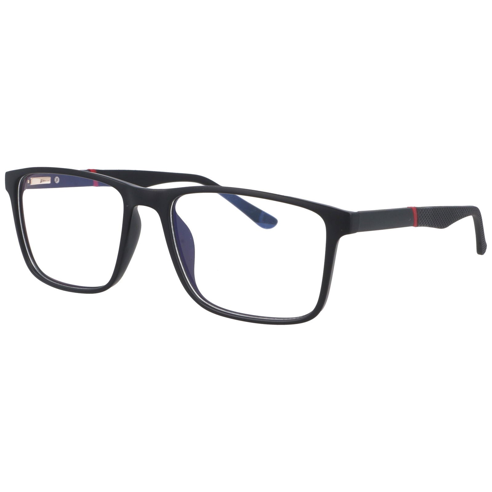 Okulary TECHNO EDGE BLACK-BURGUNDY HAGNE