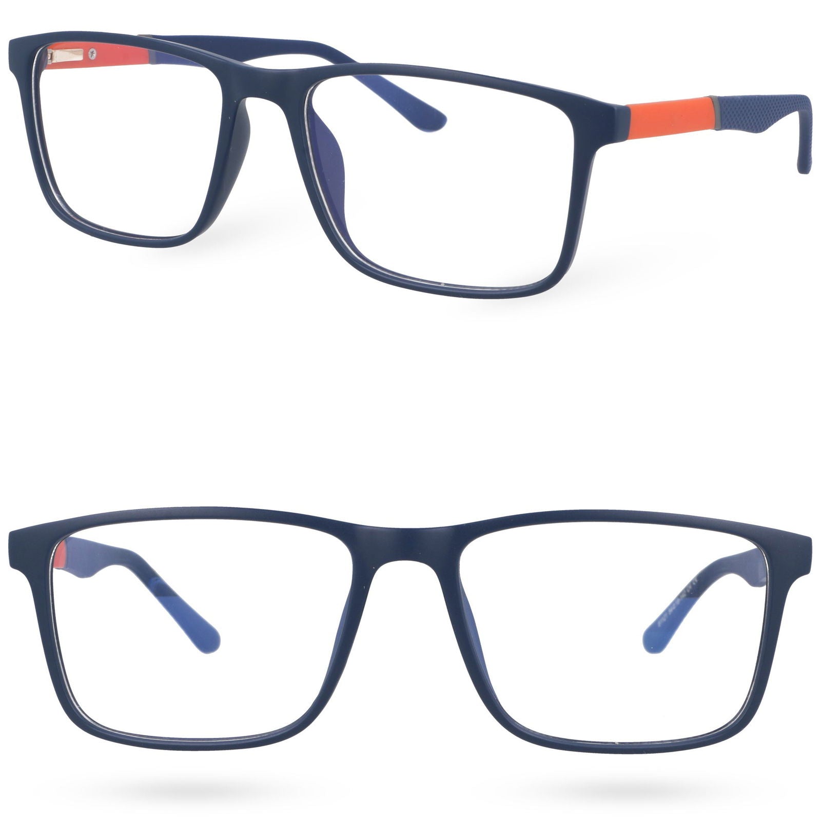 Okulary TECHNO EDGE NAVY-ORANGE HAGNE