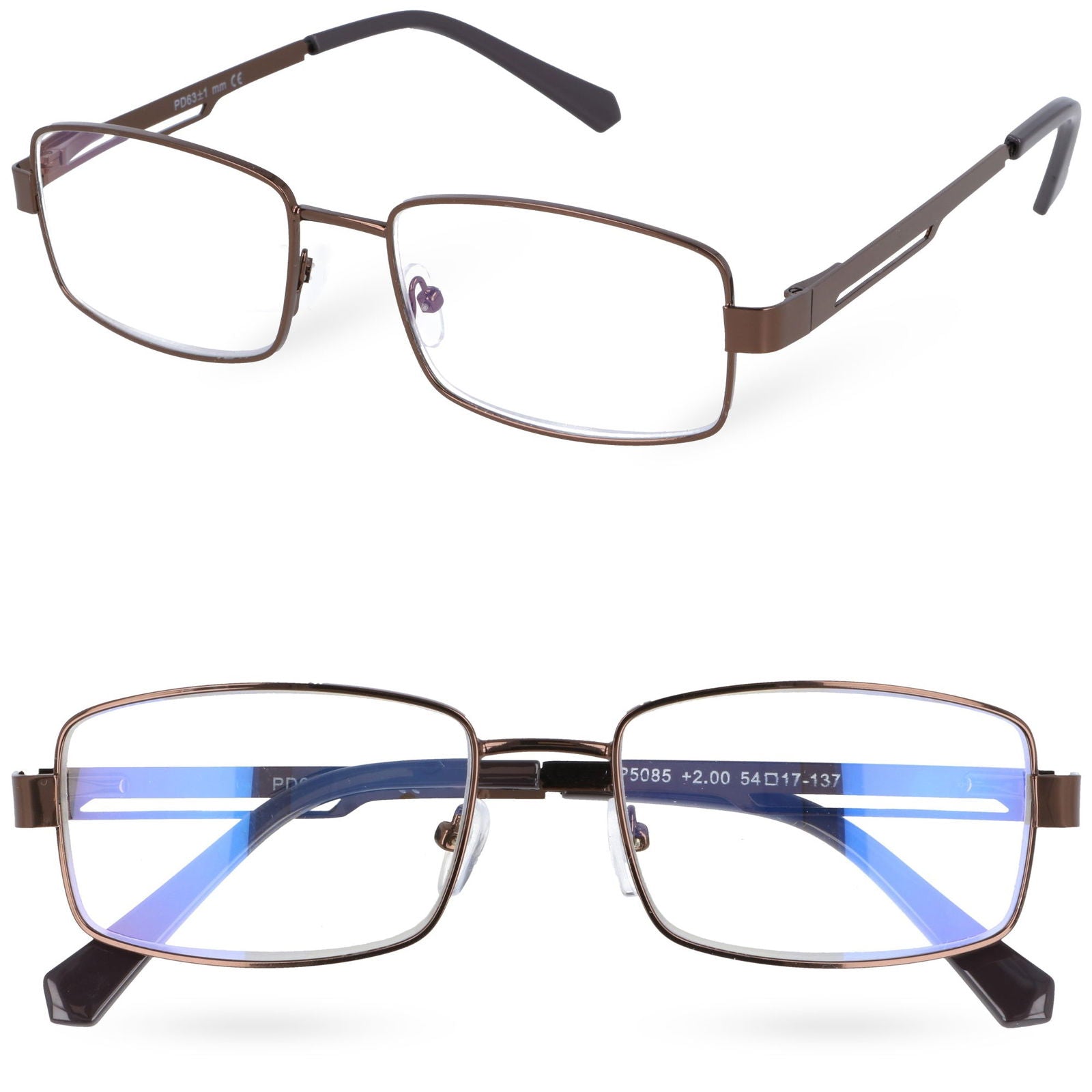 Okulary korekcyjne BLUE VISION BROWN HAGNE