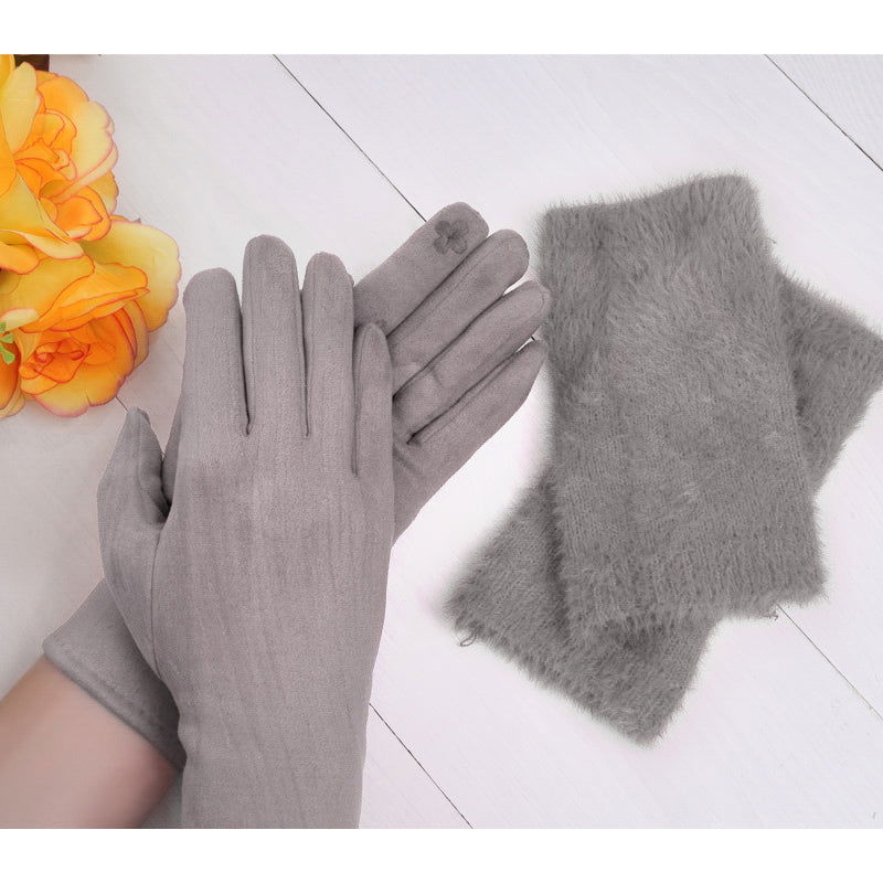 Rękawiczki COZY TOUCH ASH GRAY HAGNE