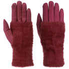 Rękawiczki COZY TOUCH BURGUNDY HAGNE