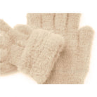 Rękawiczki PLUSH ALPACA BEIGE HAGNE