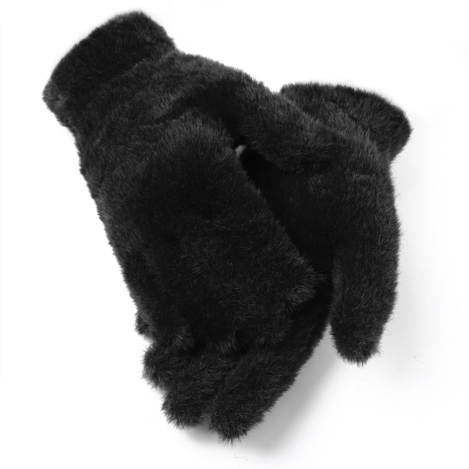 Rękawiczki PLUSH ALPACA BLACK HAGNE