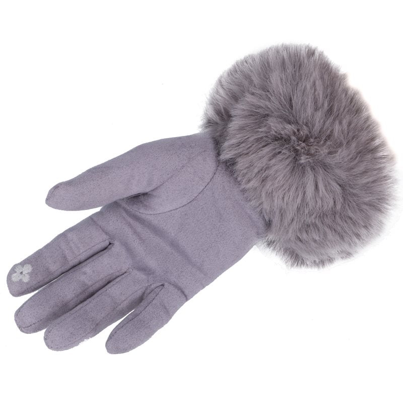 Rękawiczki WINTER FUR TOUCH ASH HAGNE