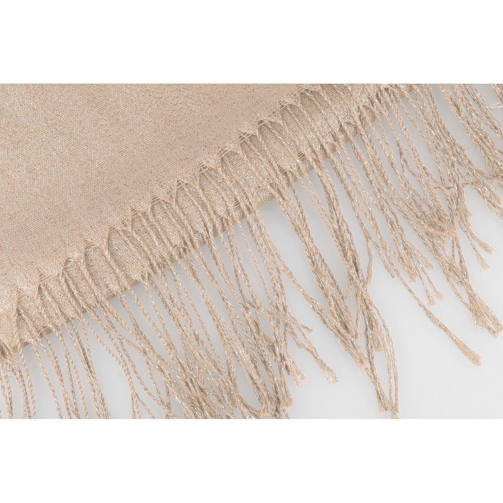 Szal CRYSTAL THREAD BEIGE HAGNE