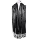 Szal CRYSTAL THREAD BLACK HAGNE